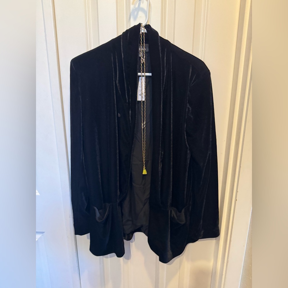 Well Worn Black Velvet Jacket